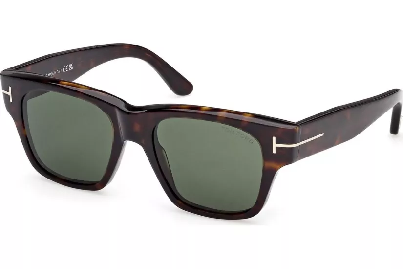 Tom Ford CAINE-02 (FT1280-52N) 53 | Unisex Kahverengi Güneş Gözlüğü